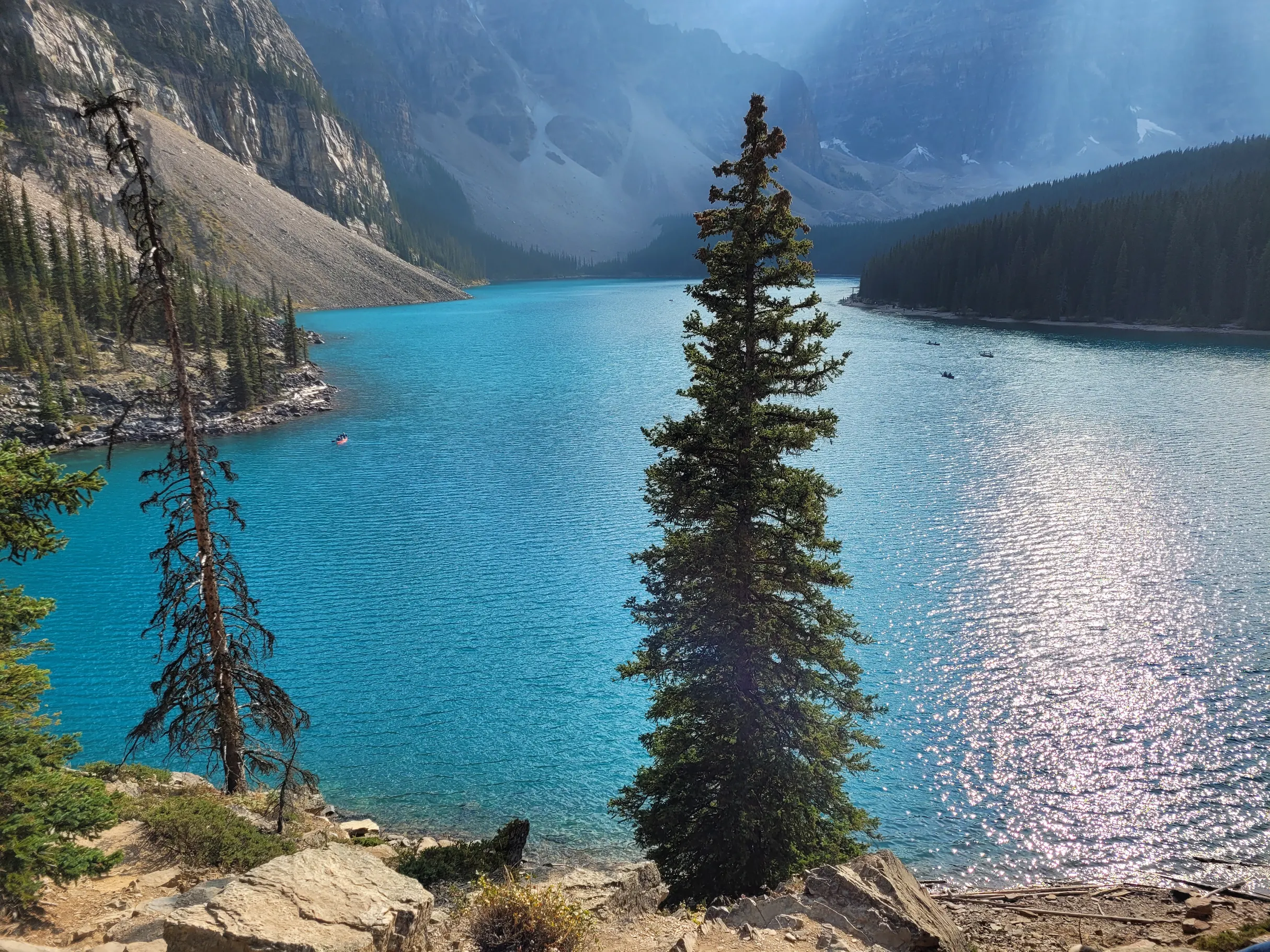 모레인 호수의 감동, 벤프의 여운