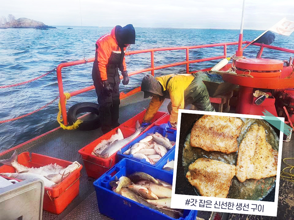호수에서의 낚시 체험 